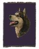 Alaskan Malamute Cotton Woven Throw