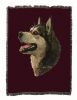 Alaskan Malamute Cotton Woven Throw