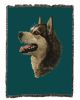 Alaskan Malamute Cotton Woven Throw