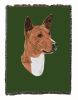Basenji Cotton Woven Throw