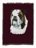 Bulldog Cotton Woven Throw