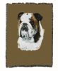 Bulldog Cotton Woven Throw