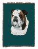 Bulldog Cotton Woven Throw