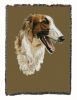 Borzoi Cotton Woven Throw