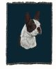 Boston Terrier - Black - Cotton Woven Throw