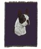 Boston Terrier - Black - Cotton Woven Throw