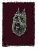 Bouvier Des Flandres Cotton Woven Throw