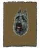 Bouvier Des Flandres Cotton Woven Throw
