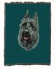 Bouvier Des Flandres Cotton Woven Throw