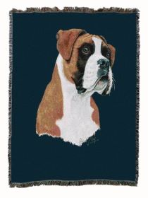 Boxer Cotton Woven Throw