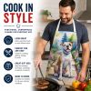 American Bulldog Spring Path Garden Apron