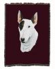 Bull Terrier Cotton Woven Throw