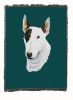 Bull Terrier Cotton Woven Throw