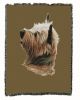 Cairn Terrier Cotton Woven Throw