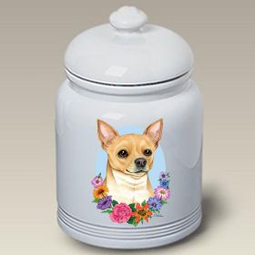 Chihuahua - Tan - Best of Breed TP Ceramic Treat Jar