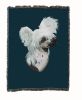 Chinese Crested Cotton Woven Throw