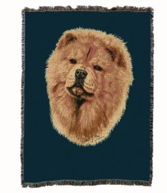 Chow Chow Cotton Woven Throw