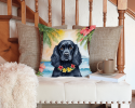 Cocker Spaniel 6411 Luau Throw Pillow