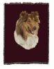 Collie - Rough 2 - Cotton Woven Throw