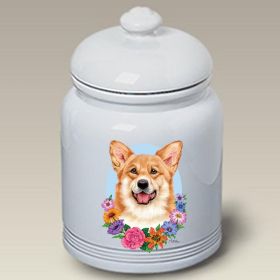 Corgi - Pembroke - Tan - Best of Breed TP Ceramic Treat Jar
