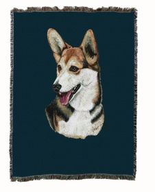 Corgi - Cardigan - Cotton Woven Throw
