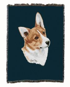Corgi - Pembroke - Cotton Woven Throw