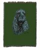 Cocker Spaniel - Black - Cotton Woven Throw