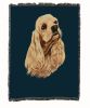 Cocker Spaniel 1 Cotton Woven Throw