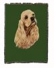 Cocker Spaniel 1 Cotton Woven Throw