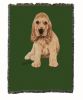 Cocker Spaniel - Puppy - Cotton Woven Throw