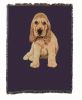 Cocker Spaniel - Puppy - Cotton Woven Throw