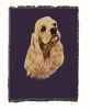 Cocker Spaniel 1 Cotton Woven Throw