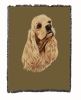 Cocker Spaniel 1 Cotton Woven Throw