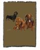 Dachshund Puppies Cotton Woven Throw
