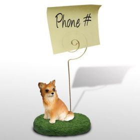 Chihuahua - Longhaired - Memo Holder