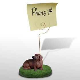 Dachshund - Red - Memo Holder