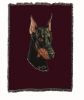 Doberman Cotton Woven Throw