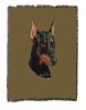 Doberman Cotton Woven Throw