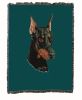 Doberman Cotton Woven Throw