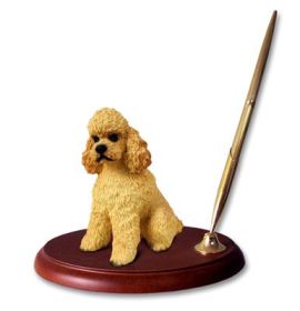 Poodle - Sport Cut - Apricot - Pen Set