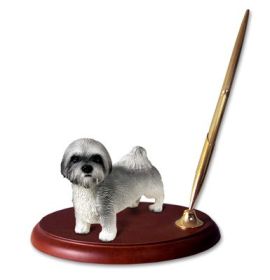 Lhasa Apso - Gray - Sport Cut - Pen Set
