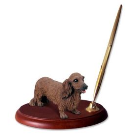 Dachshund - Longhair - Red - Pen Set