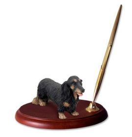 Dachshund - Longhair - Black - Pen Set