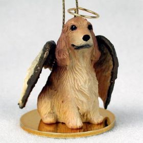 Cocker Spaniel - Blonde/Buff - Angel Ornament