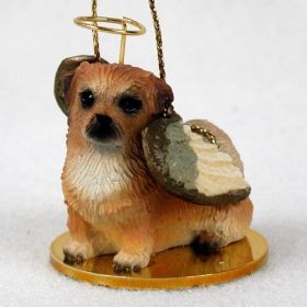 Tibetan Spaniel - Angel Ornament