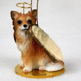 Chihuahua - Longhair - Angel Ornament