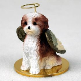 Shih Tzu - Tan - Sport Cut - Angel Ornament