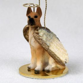 Great Dane - Fawn - Angel Ornament