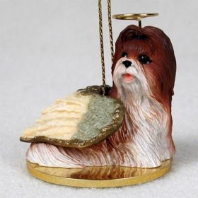 Shih Tzu - Tan - Angel Ornament