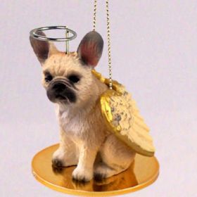 French Bulldog - Fawn - Angel Ornament